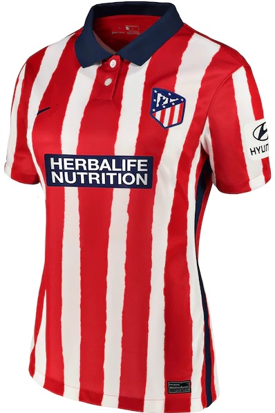 Camisa Feminina Atletico de Madrid 2020 2021 I Home